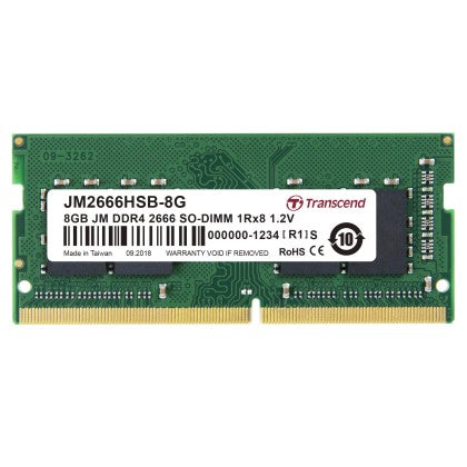 Transcend JetRam JM2666HSB‑8G 8GB DDR4‑2666 SO‑DIMM