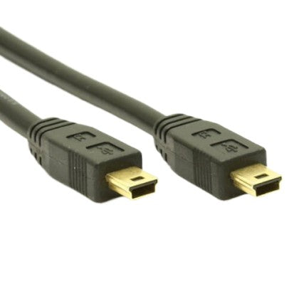 USB 2.0 Mini-B Male to Mini-B Male Cable 610mm